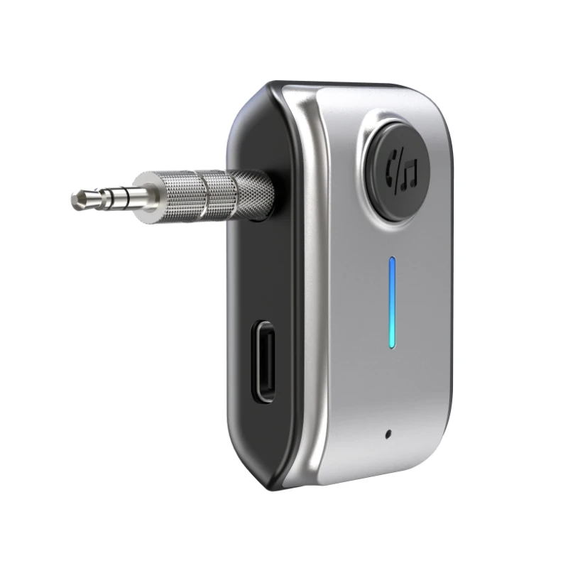 Bluetooth 5,3 автомобильный адаптер 3,5 мм aux Hands Free стерео беспроводной музыкальный bluetooth аудио-приемник для автомобильного ТВ наушника