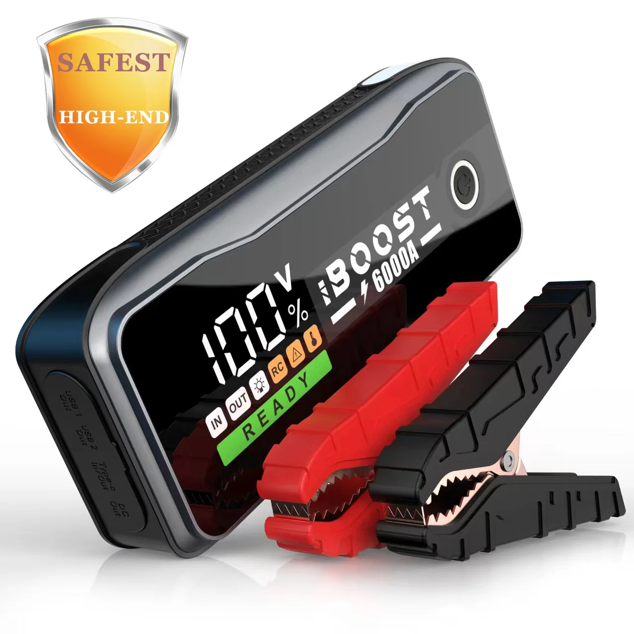 Super capacity 6000A compact jump starter