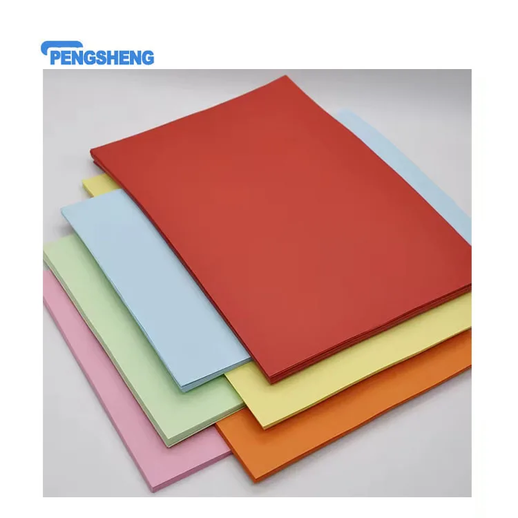 School Office Painting Paper Double Side Colored Premium Color A4 Copy Paper Printing For Craft Origami