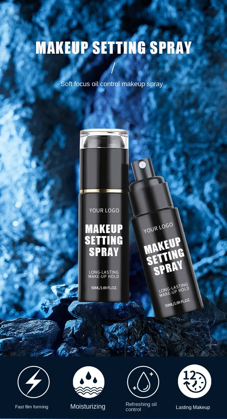 Unlocked Transfer Proof Water Proof Green Tea Setting Spray No logo Vegan Dewy Matte Makeup Setting Spray