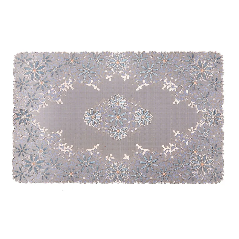 PVC Vinyl Disposable Luxury Natural non slip Kids Baby Felt Placemat