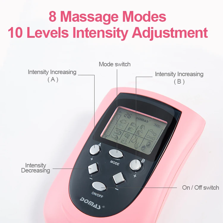  Adhesive Electric Breast Massage Pad Chest Bra Vibration Enlargem Massager