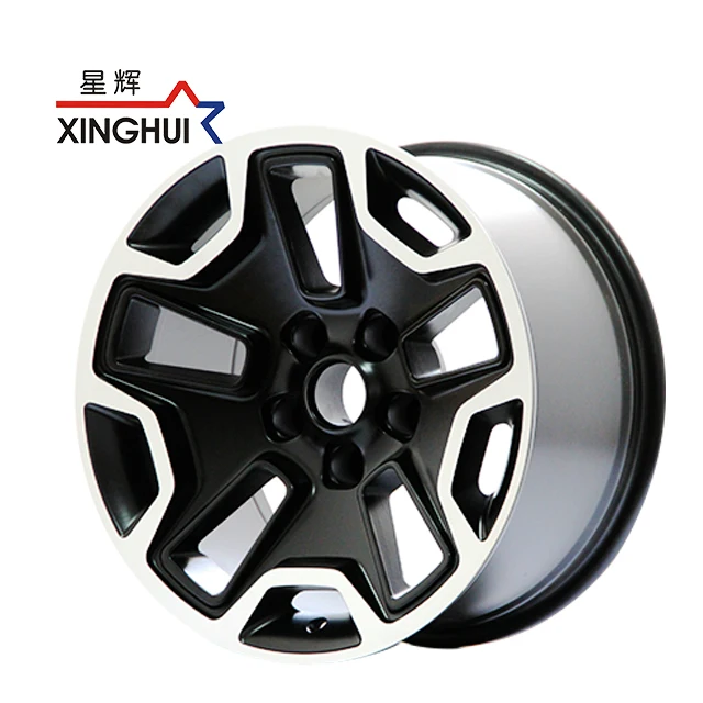 rines17 inch 4x4 rims concave black machine face 5 holes pcd 5x127 ET-13 SUV offroad car wheels