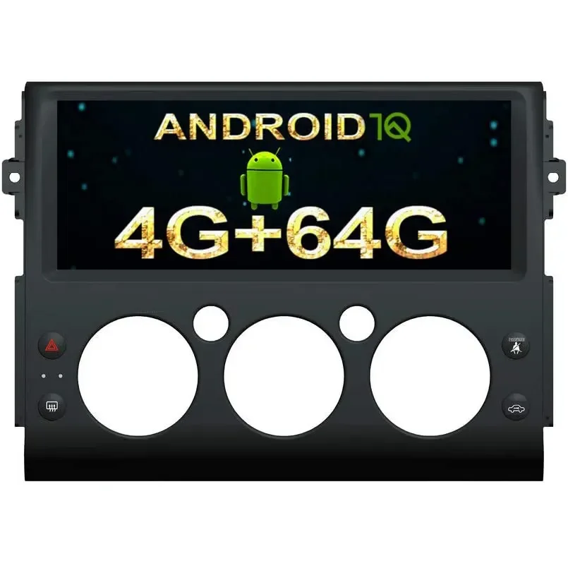 12.3 Inch Android Car Stereo Radio GPS Navigation for Toyota FJ Cruiser 2006-2021 Multimedia Player 4G+64G, Car Play HD IPS 2.5D