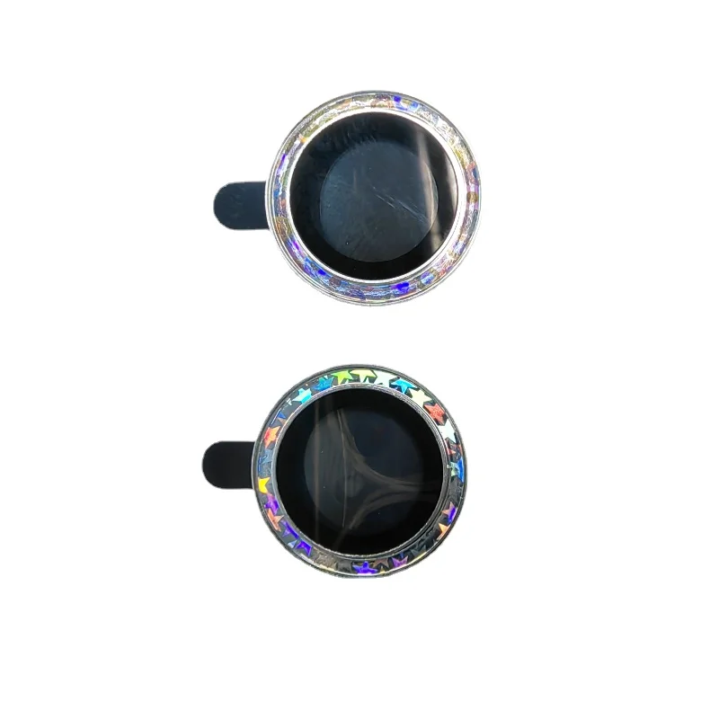 Full Coverage  Star Pattern Shape Camera Lens Protector Laser style for IPhone 12 13 11 14 Plus Pro Promax Camera Film Sticker