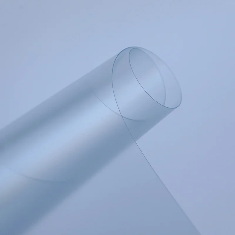 Window frosted glass sticker white black matte chrome ice blue color translucent pvc protective film type for furniture