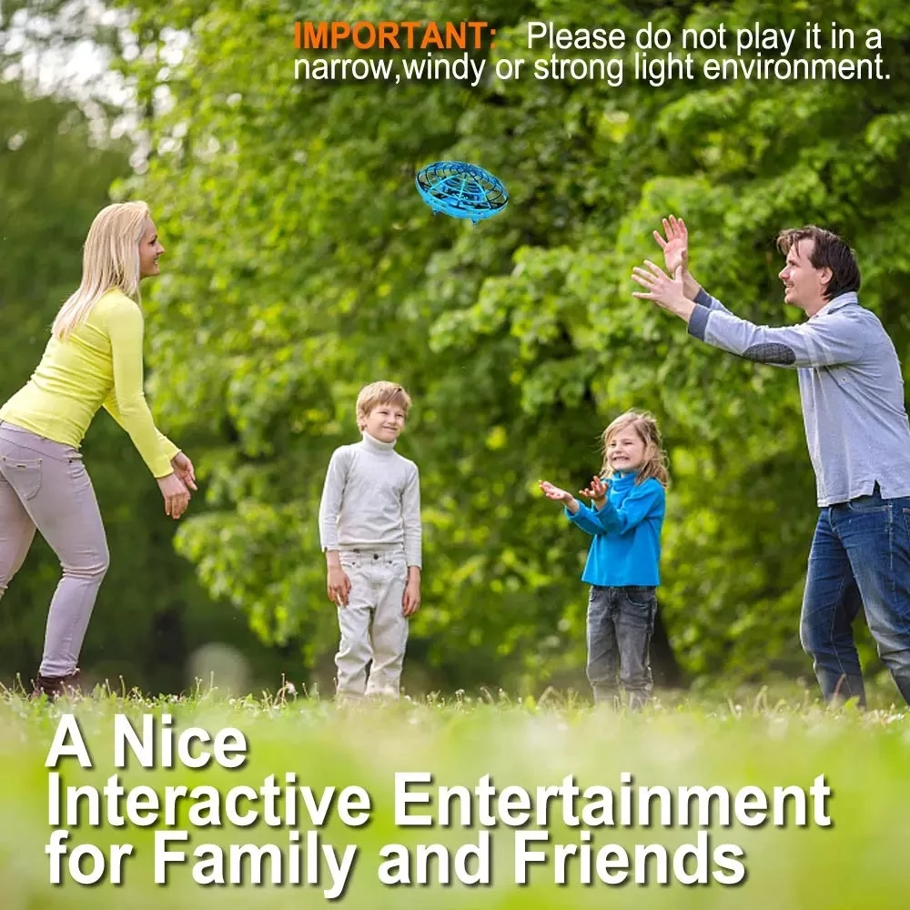 2020 Global Drone Gesture Sensing UFO Drone with Light toys for kids Sensing Control