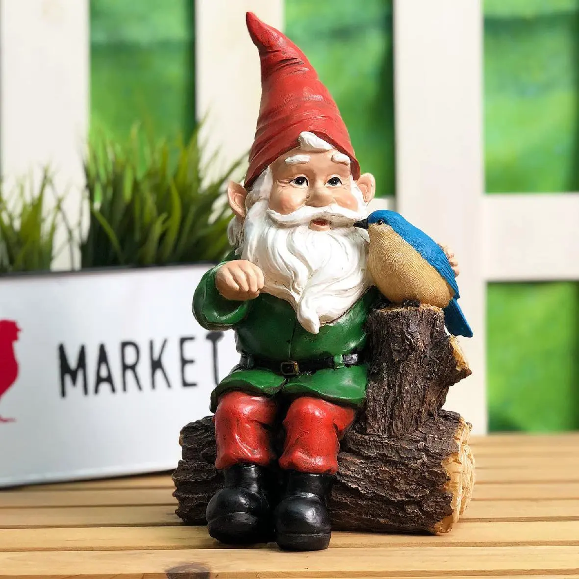 Factory New Handicraft Garden Gnome Statue Figurines Funny Custom Wholesale Resin Artificial Ceramic Chinese Europe