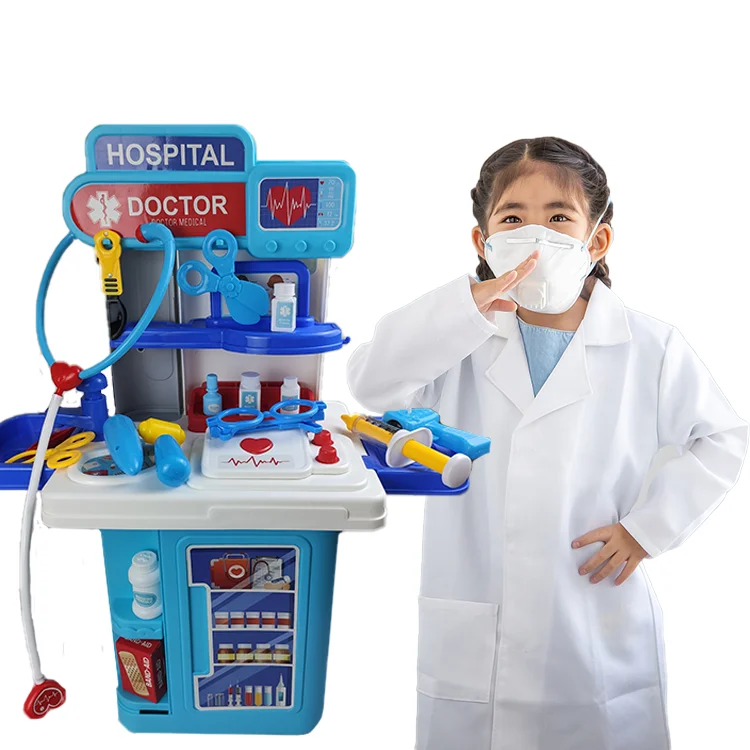 Детский чемодан, игровой домик, игрушки, имитация обучающих игрушек для врачей