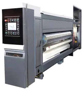 FFG High speed high quality box printing die cutting slotting folding gluing machine in line Casemaker