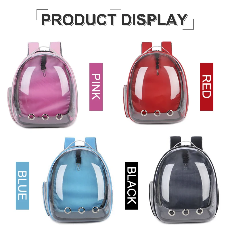 
expandable transparent bubble space capsule pet cat carrying carrier backpack 