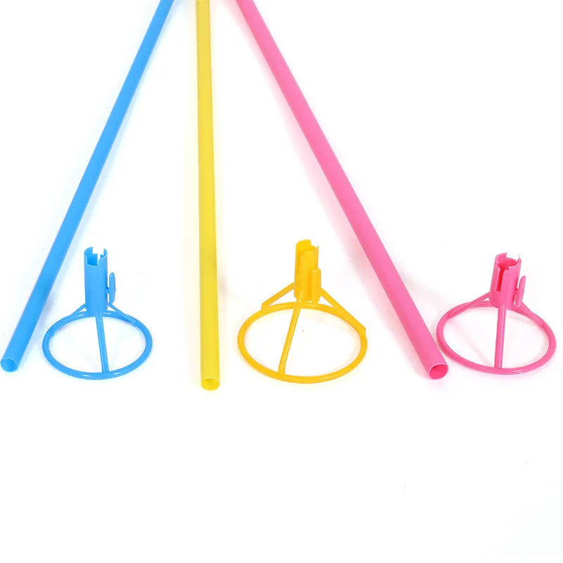 40cm Party Supplies Accessories Balloon Stick Pole Balloon Support Rod White Red Balloons Holder