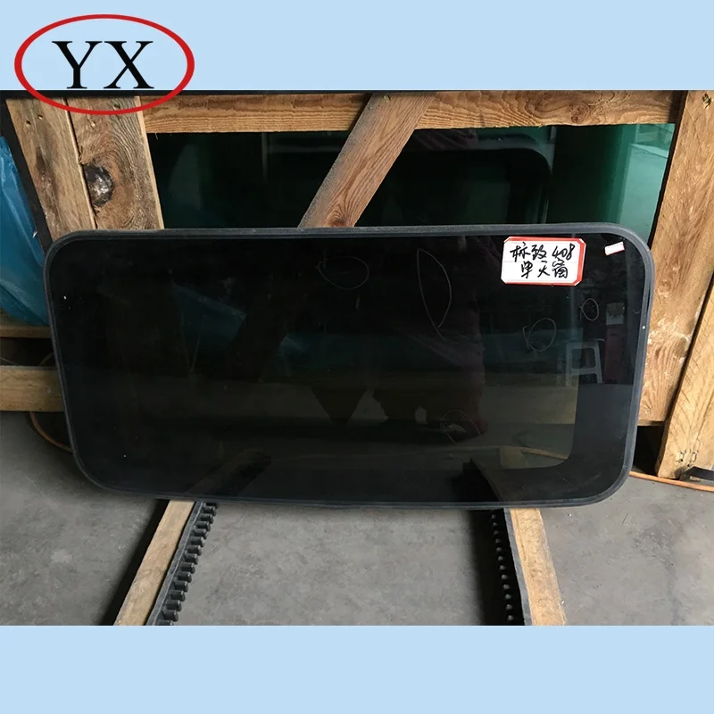 High quality Rear Windscreen for Peugeot 408 auto glass car window side door glass LFW RW assembly sunroof made in China