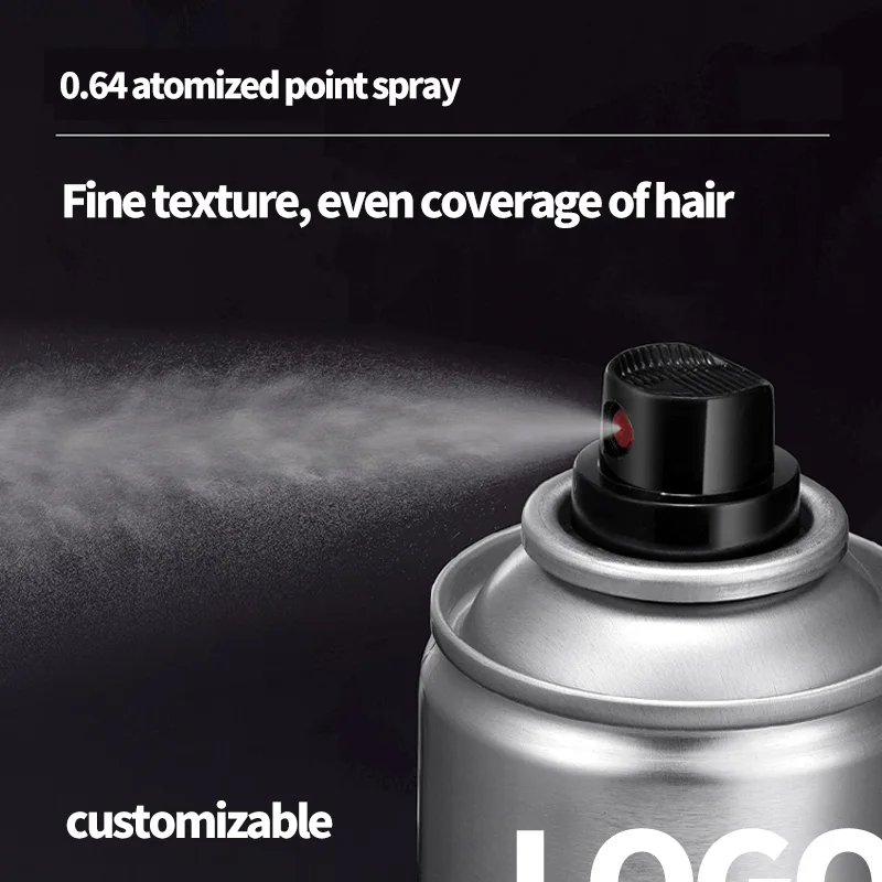 Own brand hairspray hair spray fluffy natural hair styling hairspray large capacity hair styling spray