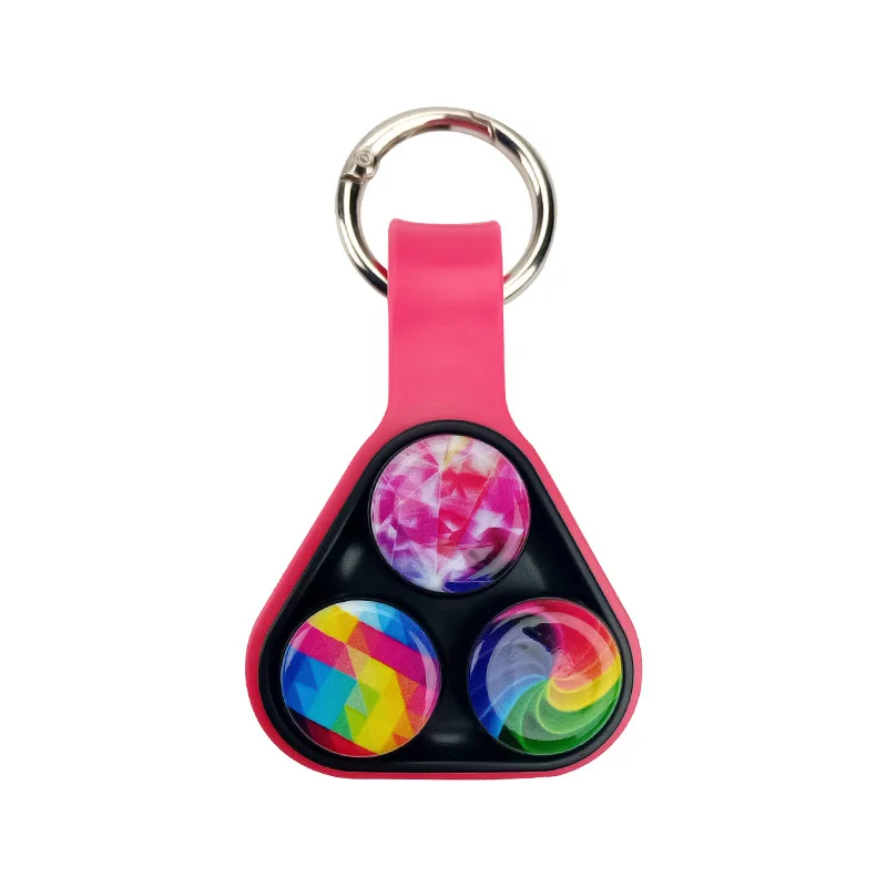 2023 New Model Socket Squeeze Fidget Toys Set Stress Relief Sensory Popping Silicone Colorful Keychain Kids Adults
