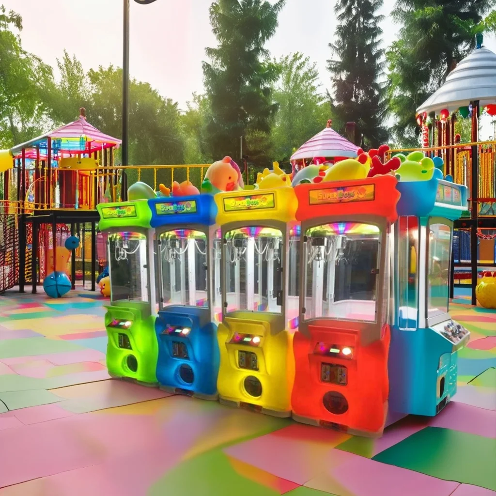 Colorful Indoor Gift Claw Machine Prize Machine for Amusement Park Toy Prize Vending Machine on Sale for All Ages