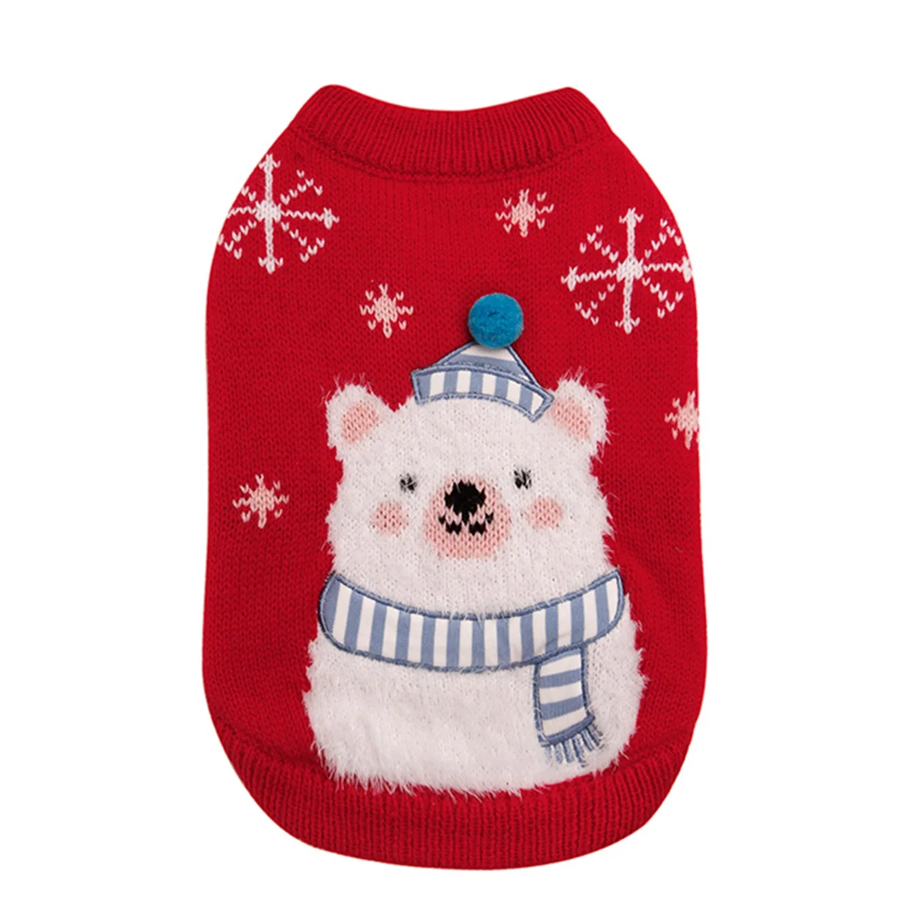 
Luxury Christmas Cute Bear Sweater For Dog Cat Small Animal Christmas Costumes 