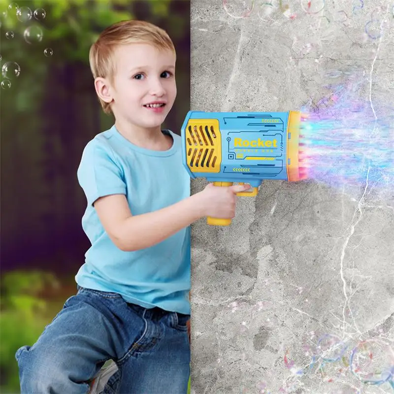 69 hole bubble machine gun Summer bubble gun Automatic hair dryer Soap bubble machine gun