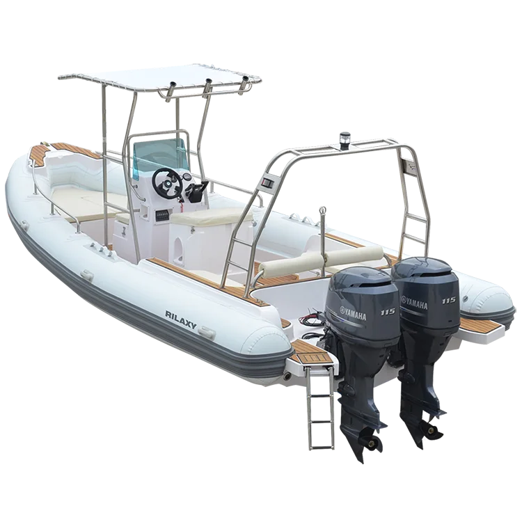 RILAXY Popular products  Inflatable sea boat ribbed standing console Unique product sales