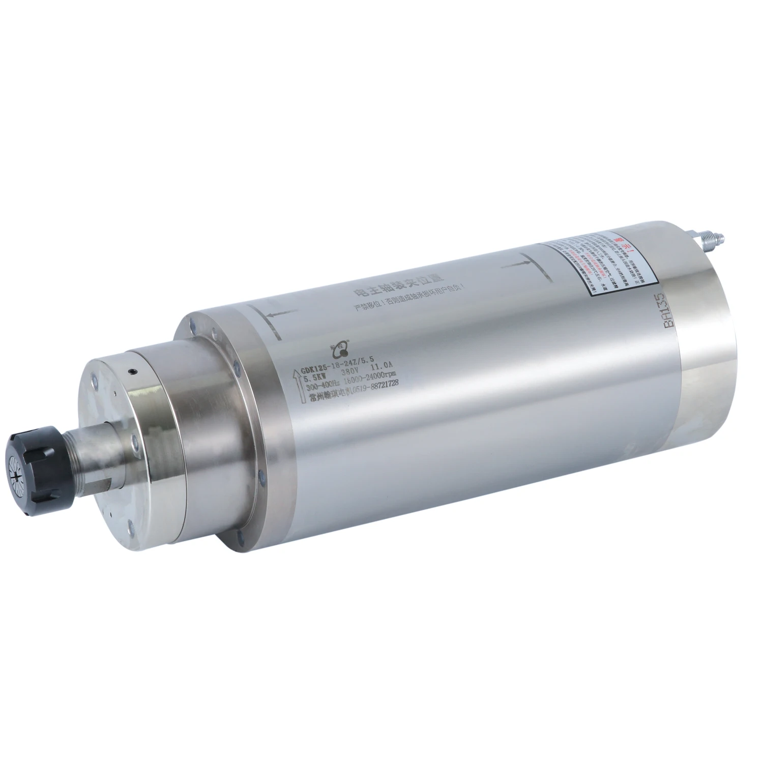Gdk125-18-24/5.5 High speed 24000rpm is suitable for CNC 5.5kW spindle motor