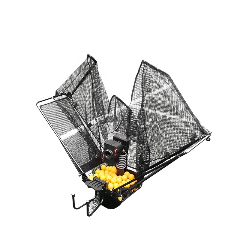 In stock auto full automatic ball machine for switch training  programmable robot for table tennis serving machine