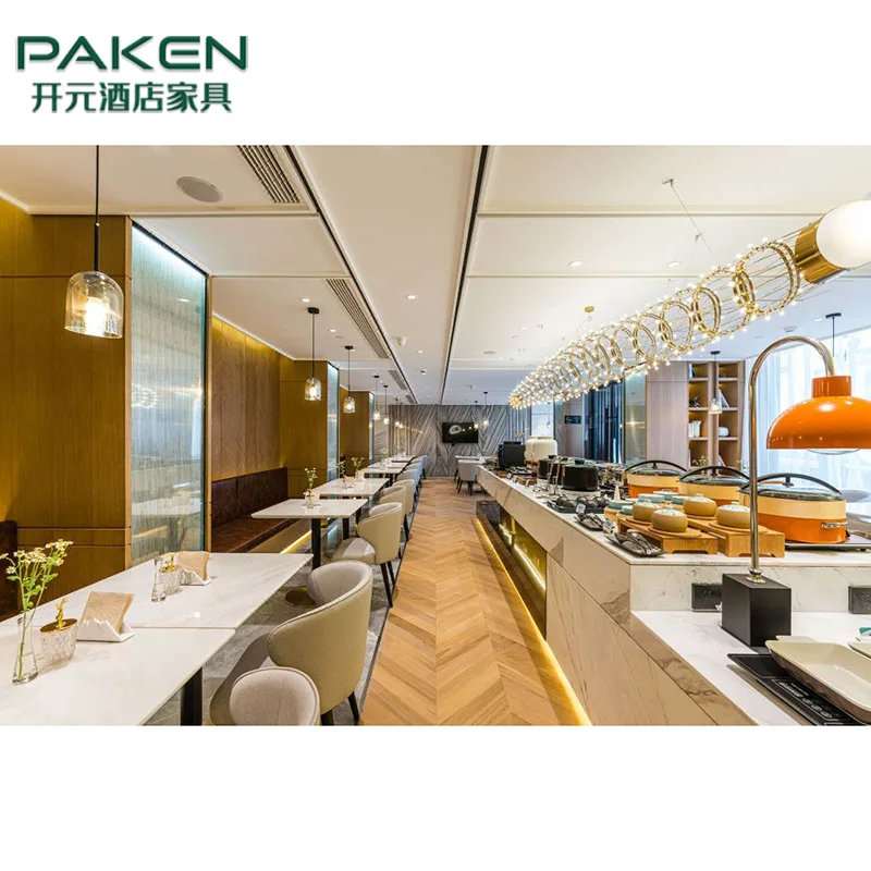 Modern Design Cafe Table And Chairs Commercial Fast Food Restaurant Furniture Sets