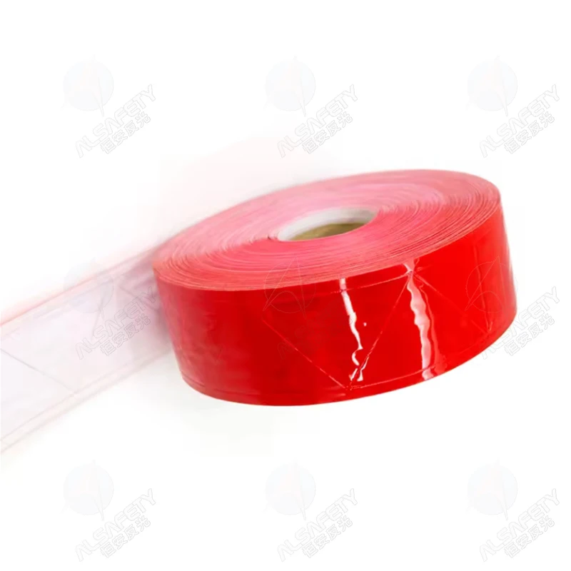 High Reflectivity Prism Reflective PVC Trim Tape For Garments