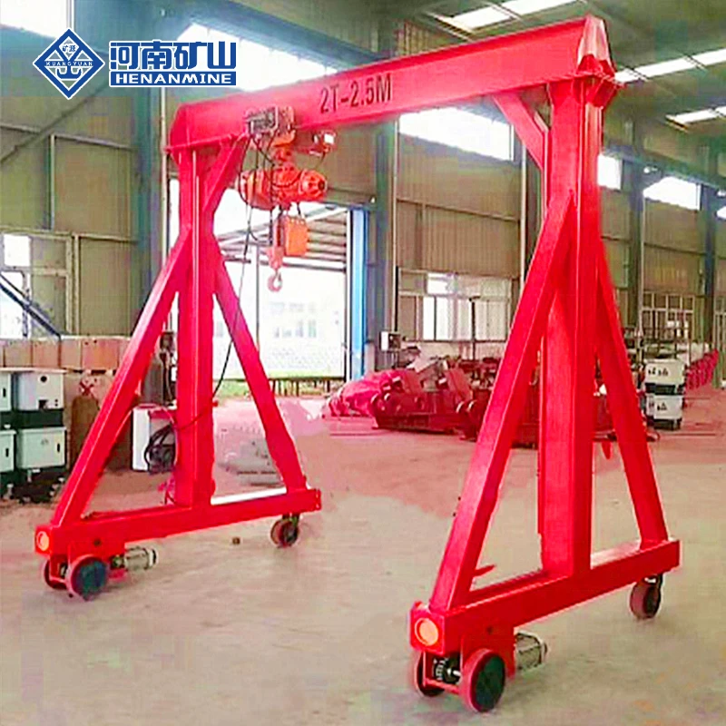 Height Adjustable Portable Mobile Gantry Cranes
