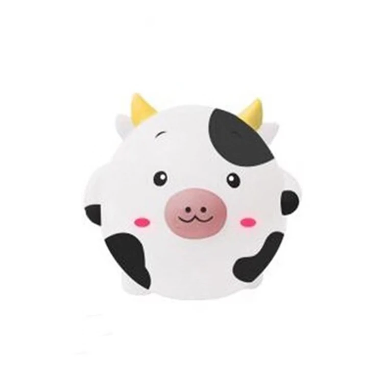 13cm kawaii custom wholesale squishy factory sheep goat cow sea horse cat animals slow rising toys