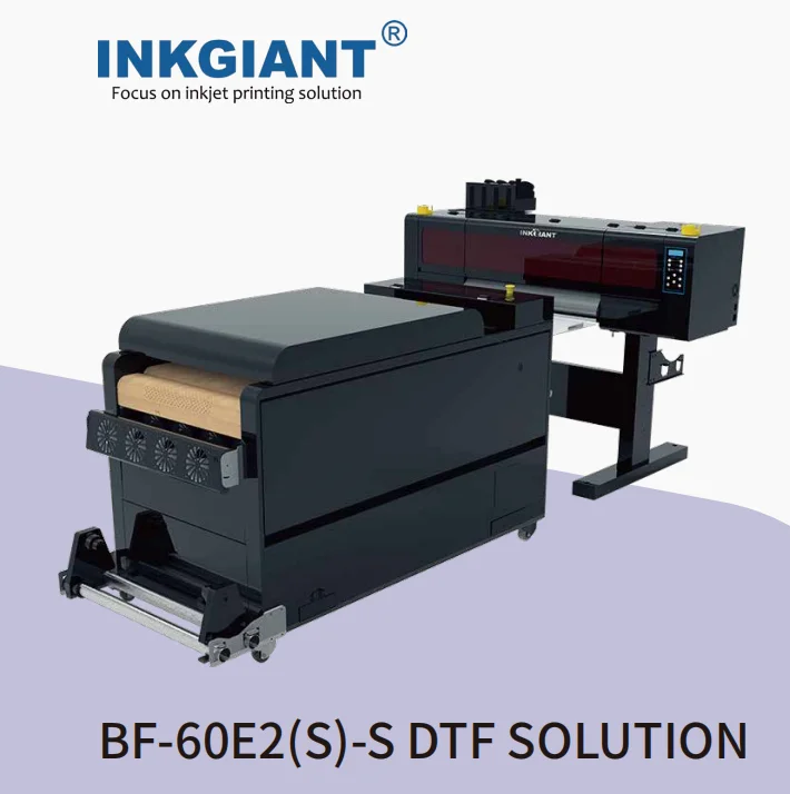 A1 size INKGIANT 60cm DTF printer with 2 I3200 printhead the most cost effcetive model