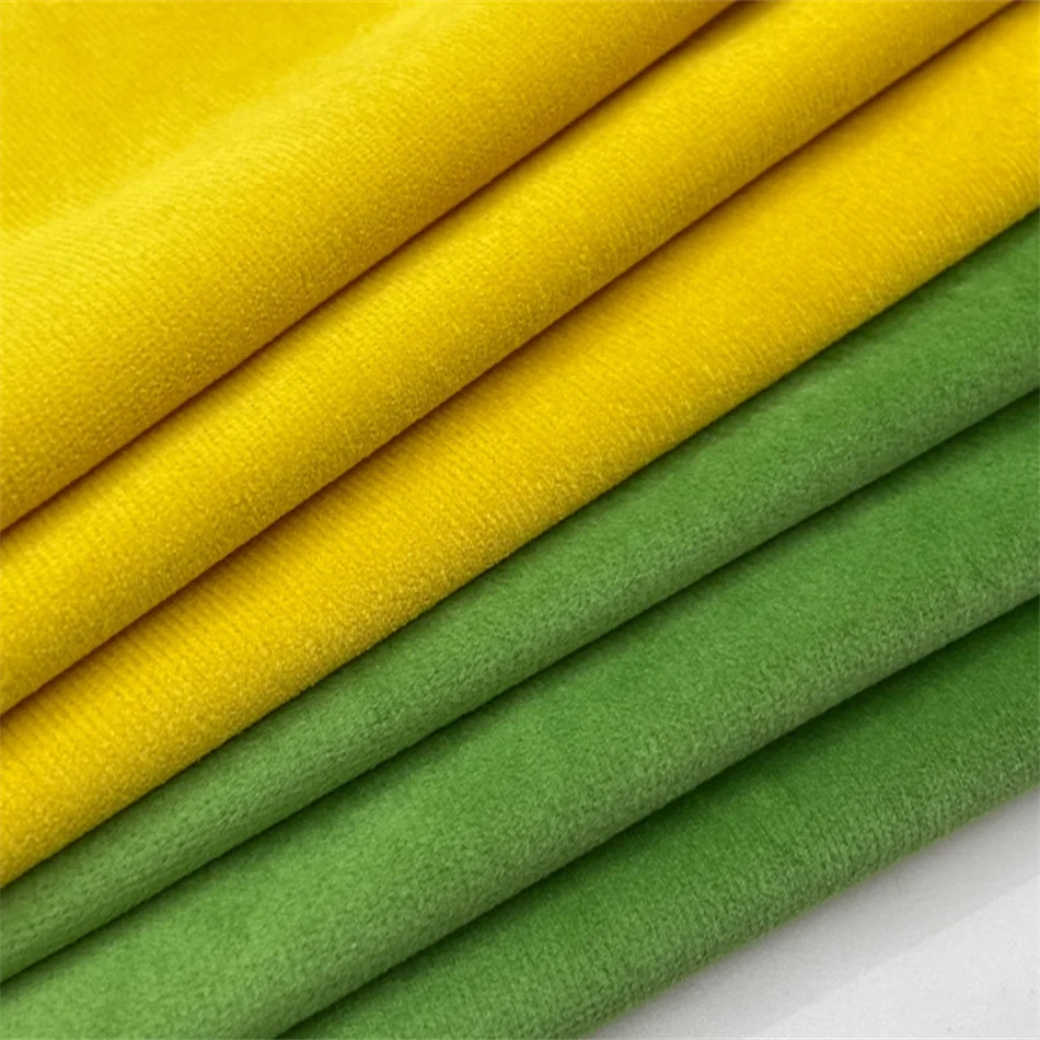 Anti Pilling High Quality Velvet Recycled Fabric 100% recycled  Polyester Velvet Fabric