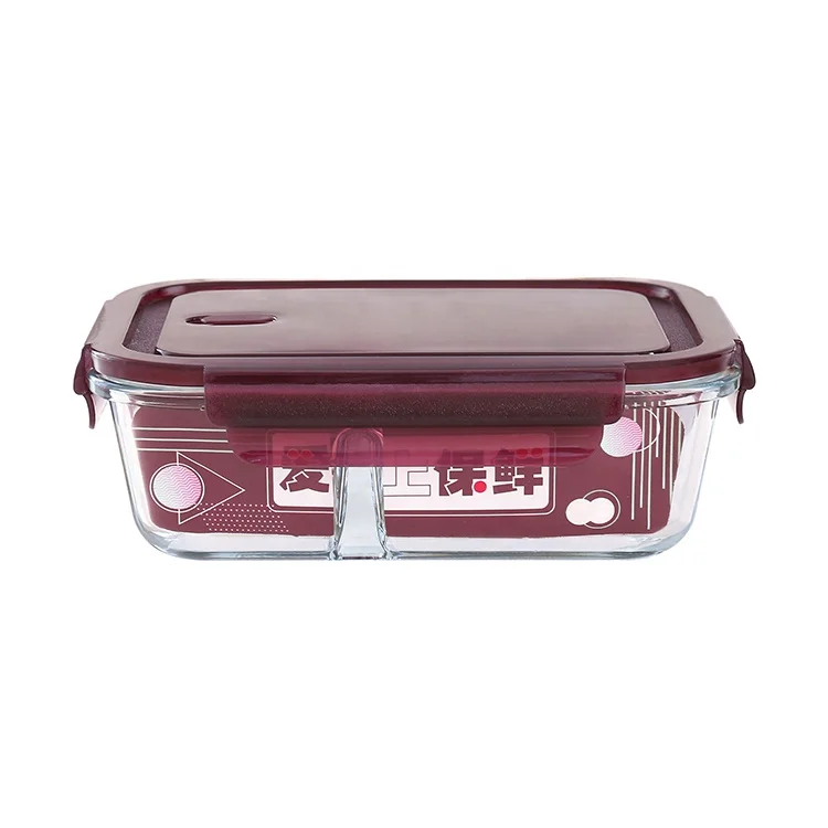 Food Container Glass Lunch Box Set With Bag