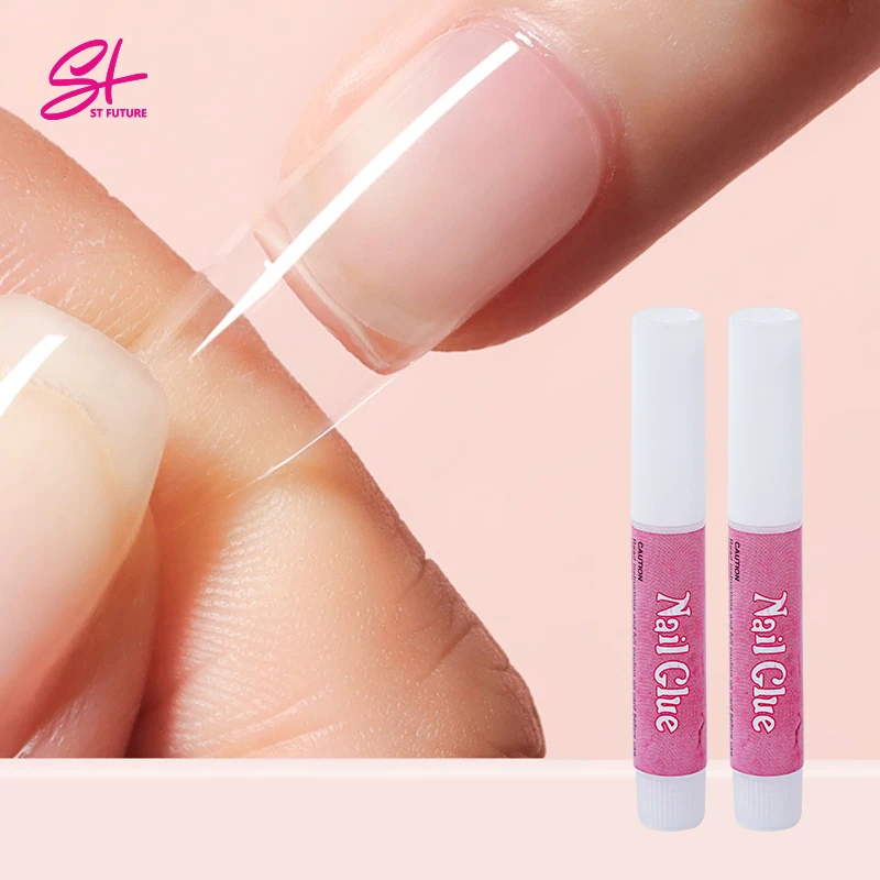 Частная торговая марка, Профессиональный индивидуальный цианоакрилат, Быстросохнущий супер липкий клей для ногтей для пресса на ногтях, художественные принадлежности