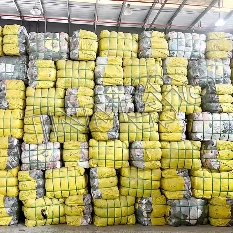 Grade A 43A ukay bea bales lady 7 points cotton wide leg pants mixed used clothes for women