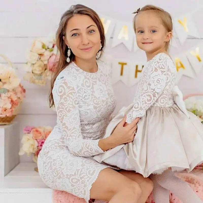 
wholesale new arrivals mother and daughter matching dresses mommy and me maxi family look 