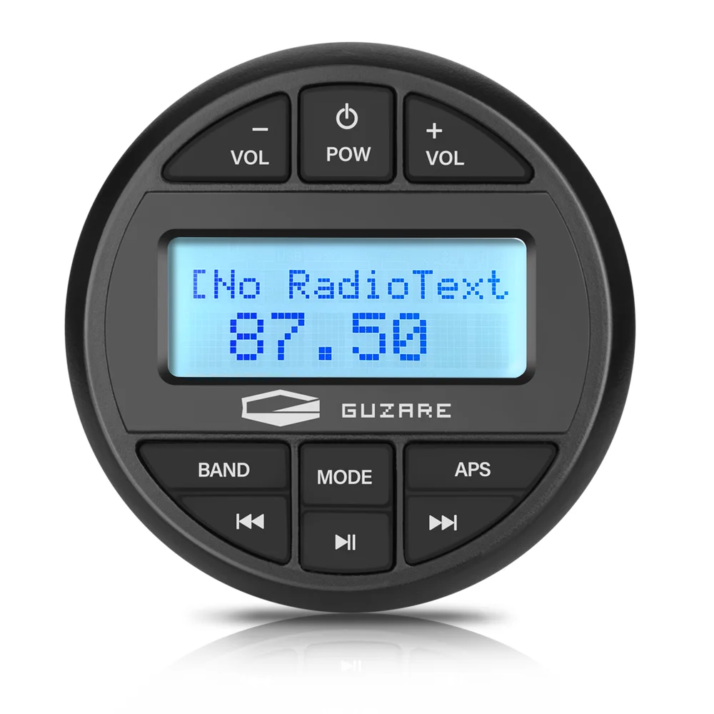 
Guzare Marine Boat Yacht Radio Stereo CD Player Receiver Bundle Combo with 6.5