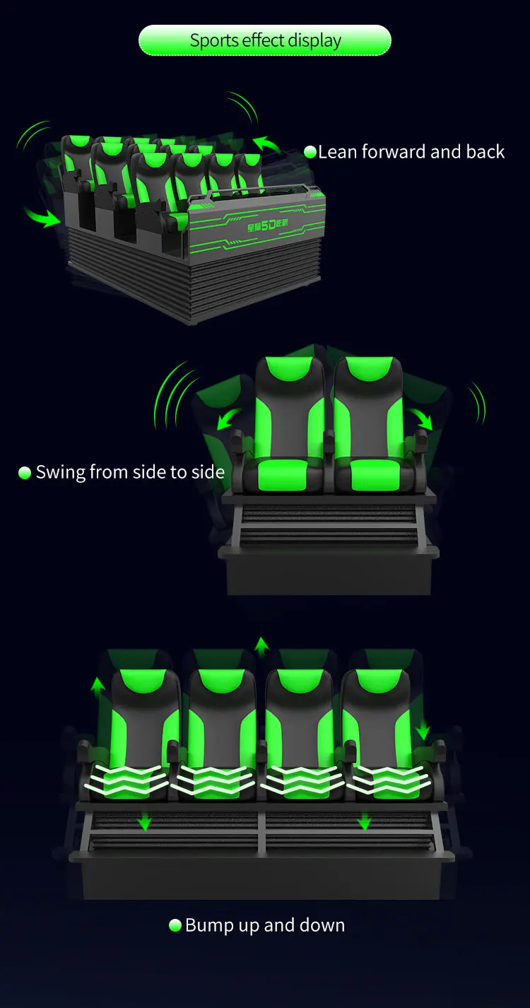 Virtual Reality 5D Projector Cinema Movies play cinema 5d theater cinema VR Star Space