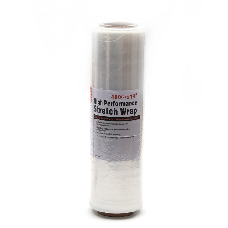 High Retraction Lightweight Transparency Tensile Strength Pe Stretch Wrap Film