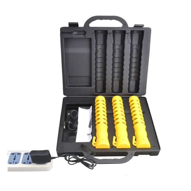 Stronger magnetic traffic warning light led baton road flare