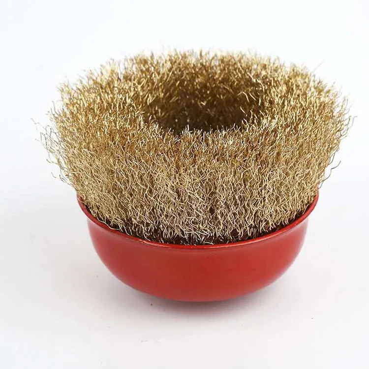 High Quality Crimped 3inch 4inch steel wire cup brush for Remove Rust,Paint