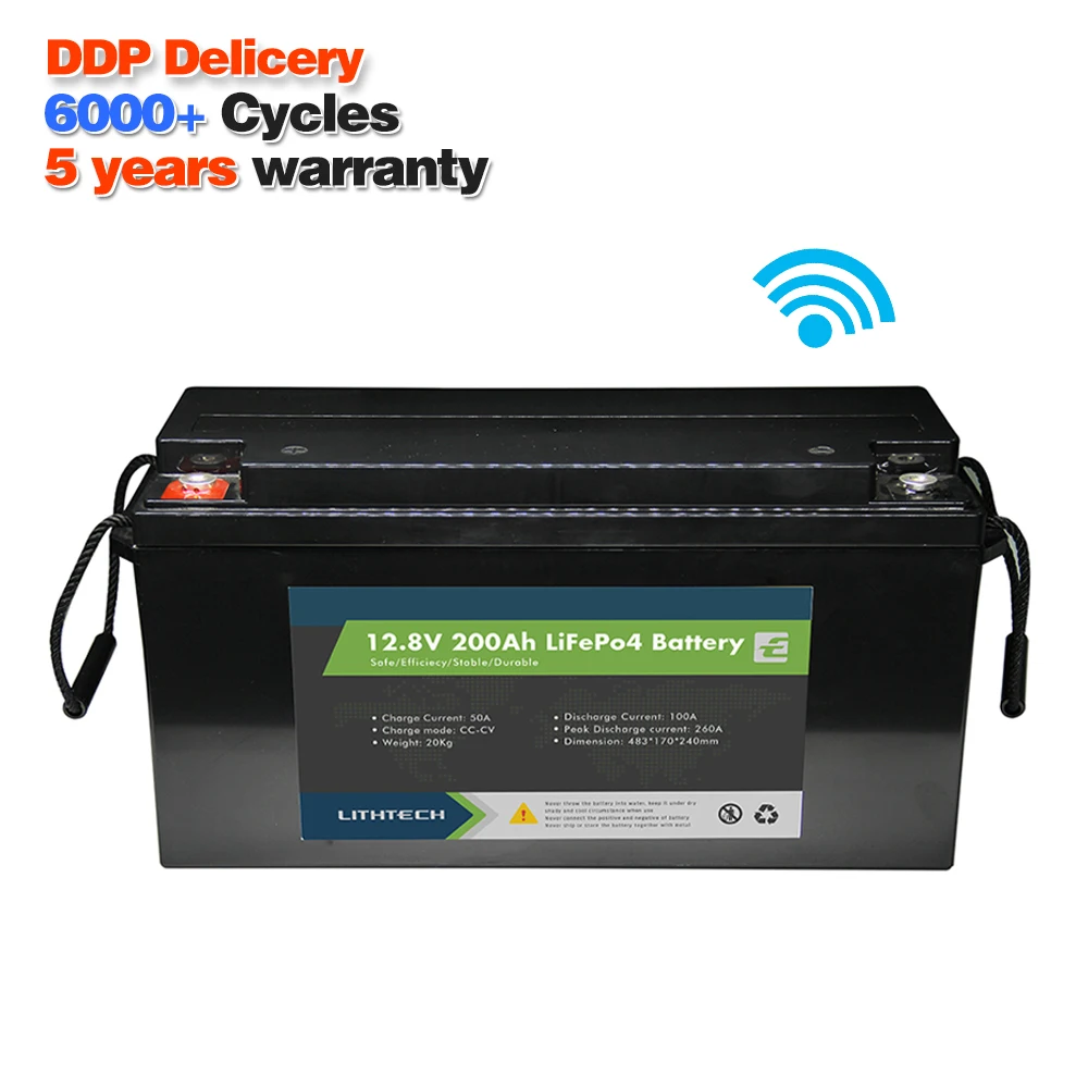 Hot Selling LITHTECH lifepo4 battery 12v 24v 48v 6Ah 10ah 12ah 18ah golf cart batteries power station