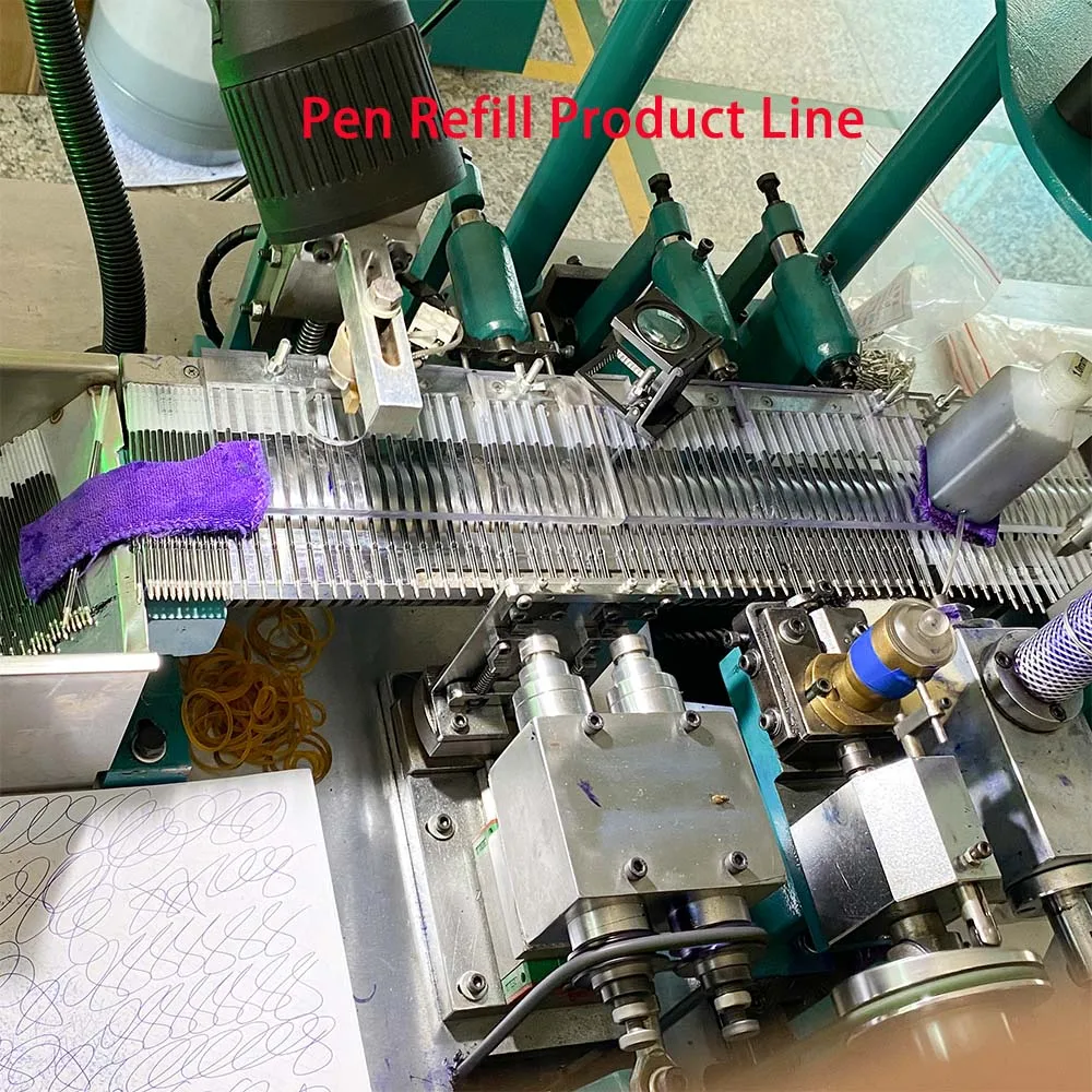 GemFully ball pen accessories ballpoint pen ink refill multicolor plastic refill pen writing fluently