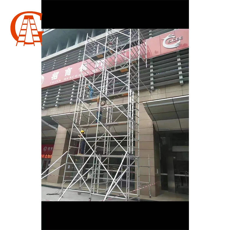 portable steel aluminum scaffolding tower aluminum ringlock scaffolding for sound and light