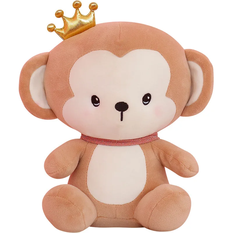 amazon hot selling plush Dolls monkey Stuffed Plush Toys Cute dog Animals Dolls Colorful Soft Pillow