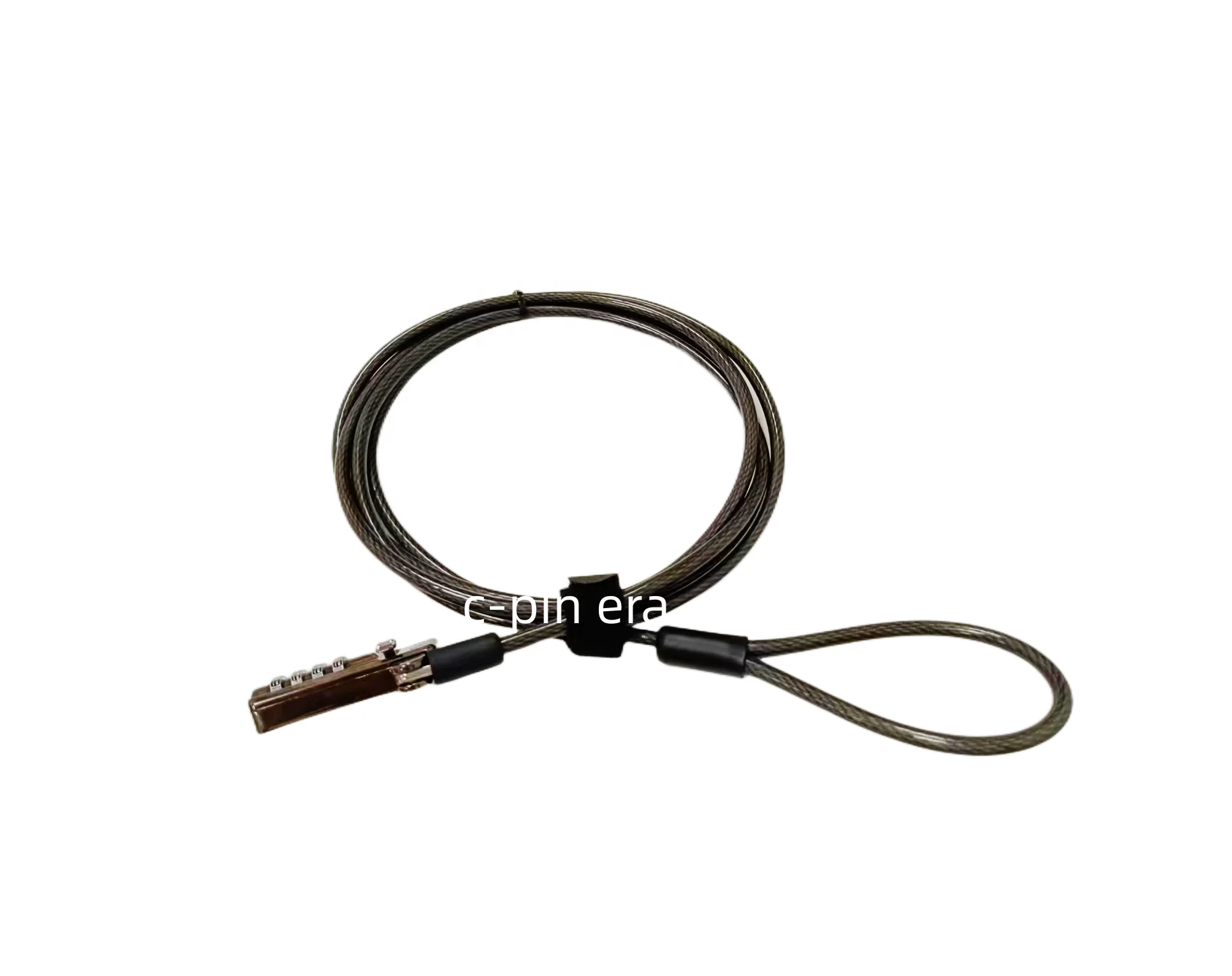 C-pin laptop key lock security cable Plastic coated wire rope Suitable for Dell laptop