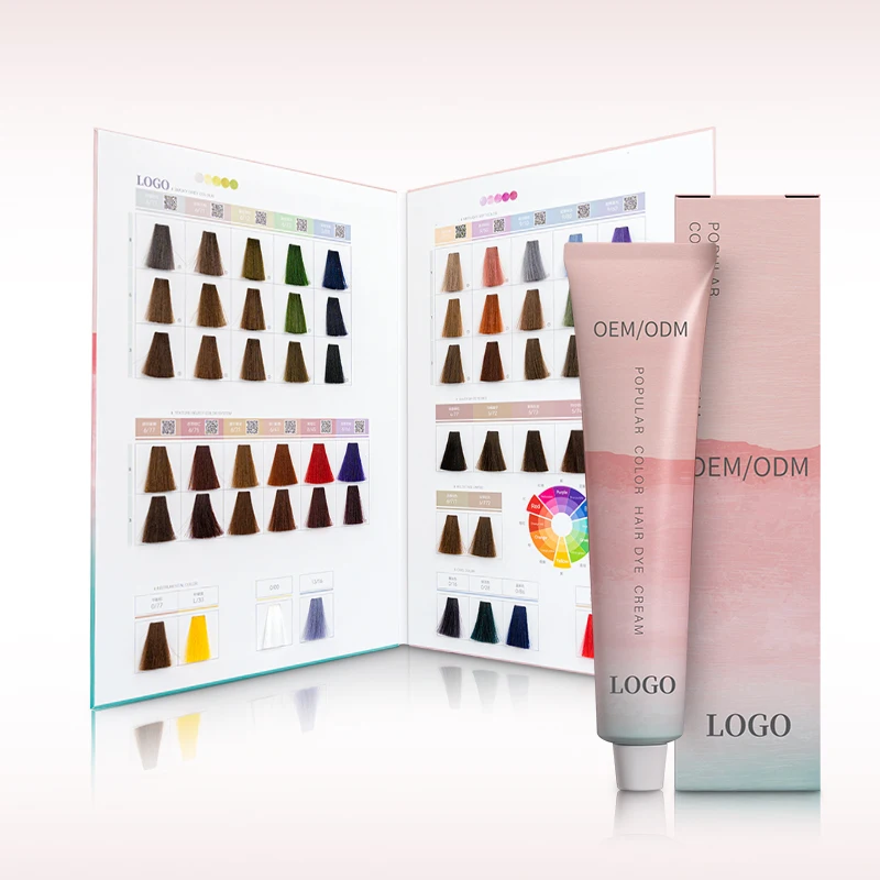 Diwei OEM Wholesale Custom Professional Private Label Herbal Henna Halal Permanent Hair Dye Hair Color Shampoo Hair Color