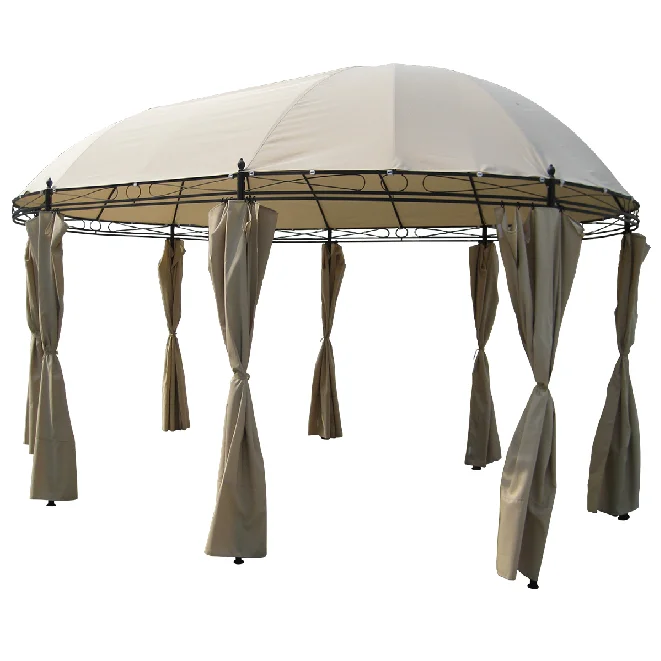 
Outdoor Design Patio Gazebo With Steel Gable Hardtop Roof 