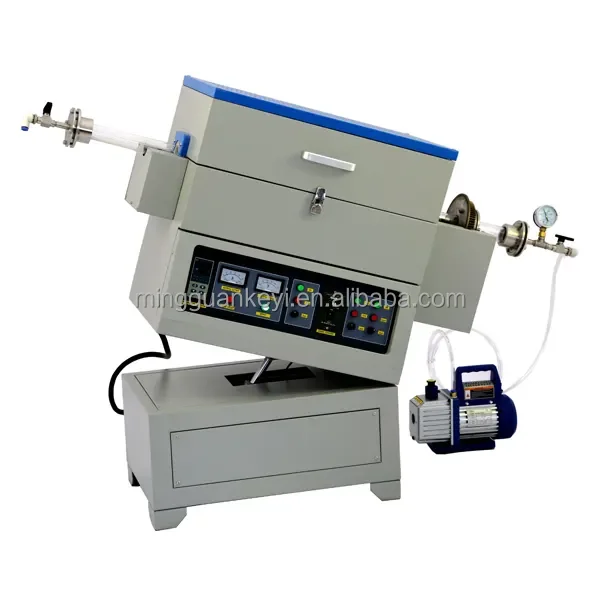 1200 degree high vacuum Quartz tube furnace Resistance wire heating furnace for Annealing and Sintering