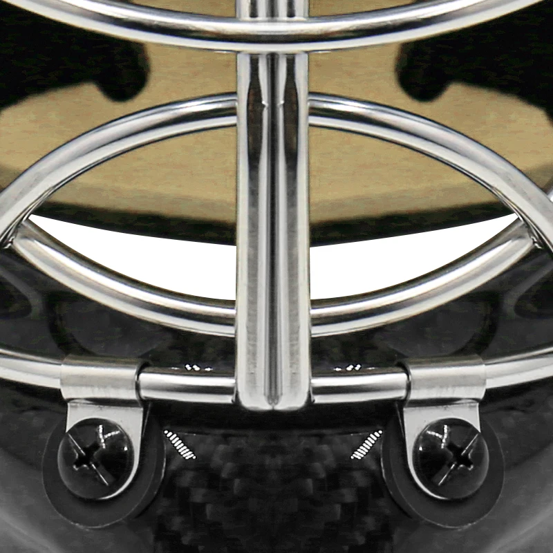 High Quality 9-layer Carbon fiber Ice Hockey Goalie Mask/Helmet with 4.8 wire diameter Stainless steel