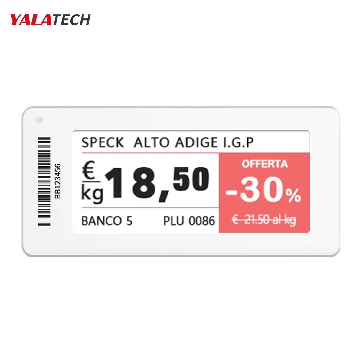 YalaTech Shelf Price Electronic Label Esl Eink Epaper Tags Price Label esl Display Price Tag For Supermarket